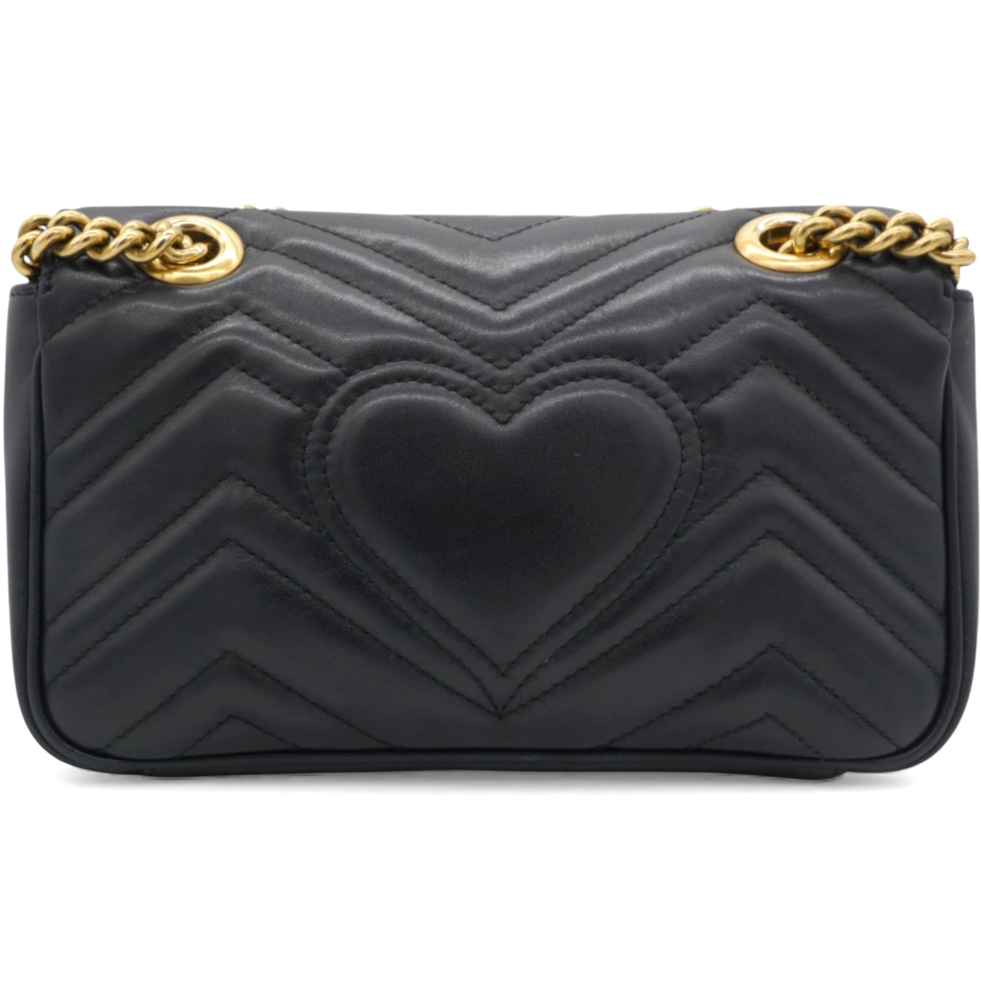 GG Marmont Matelassé Small Bag Black