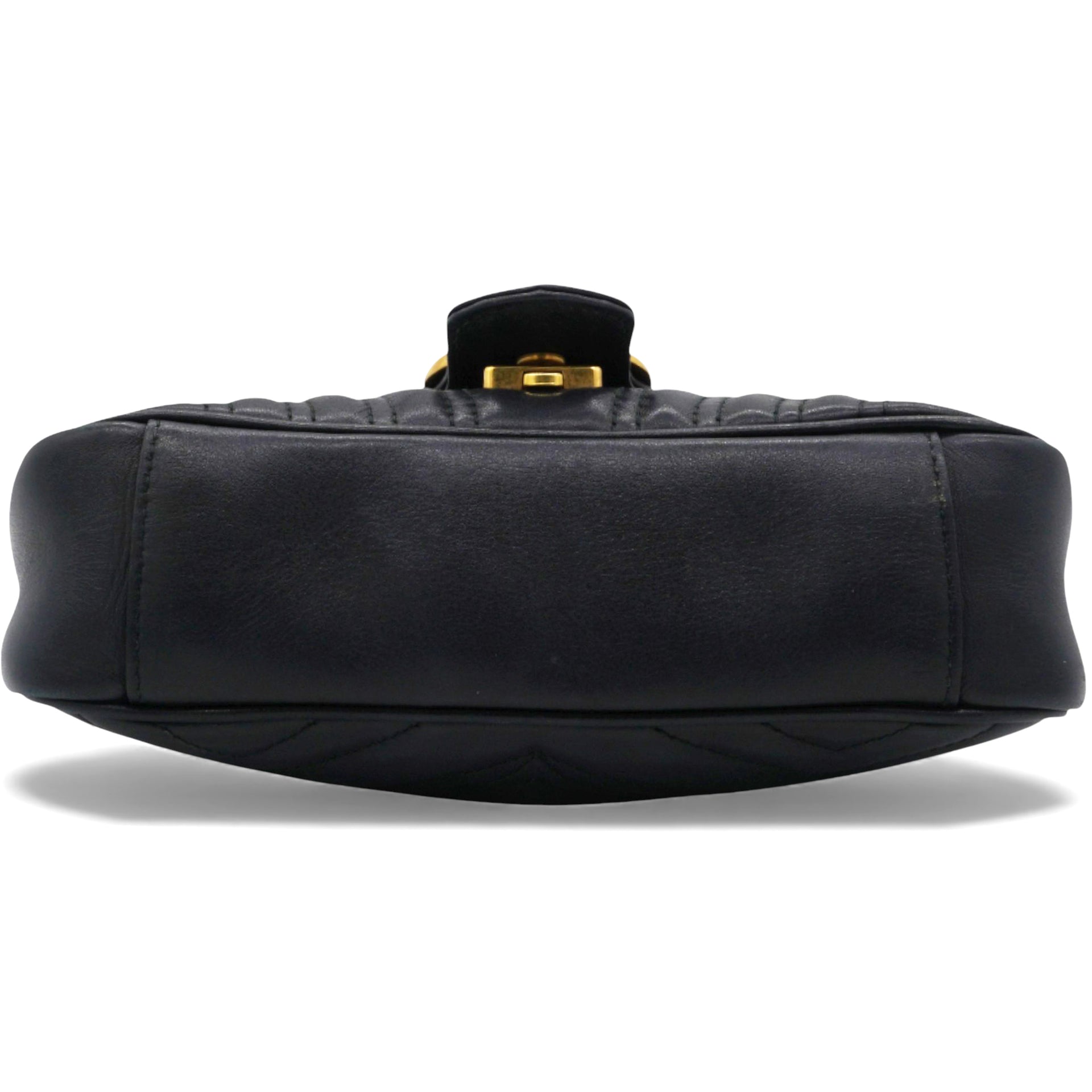 GG Marmont Matelassé Small Bag Black