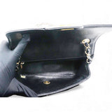 Black Quilted Caviar Leather Classic Mini Flap Bag