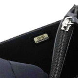 Black Quilted Patent Leather Classic WOC Clutch Bag