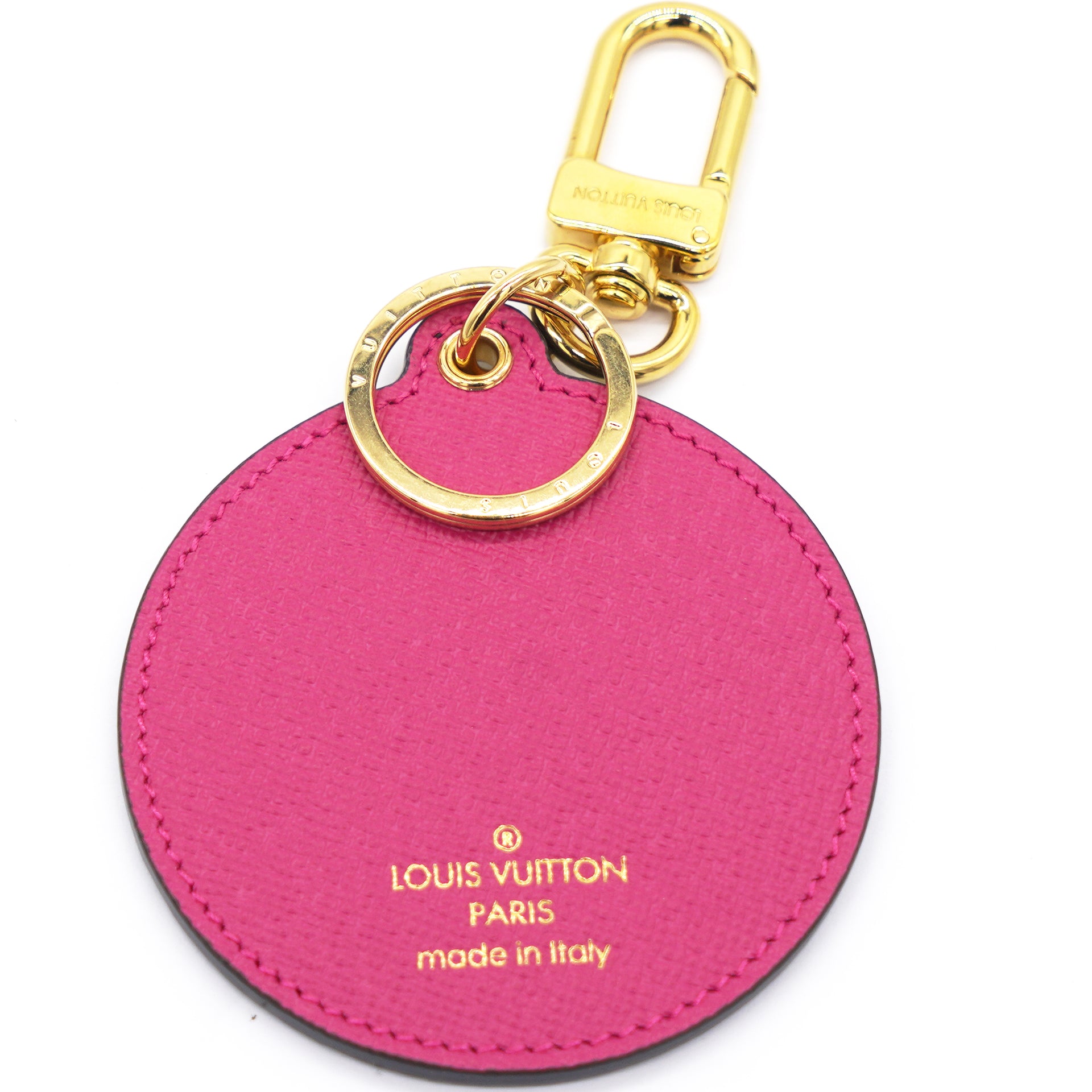 Monogram Love Lock Bag Charm Keyring