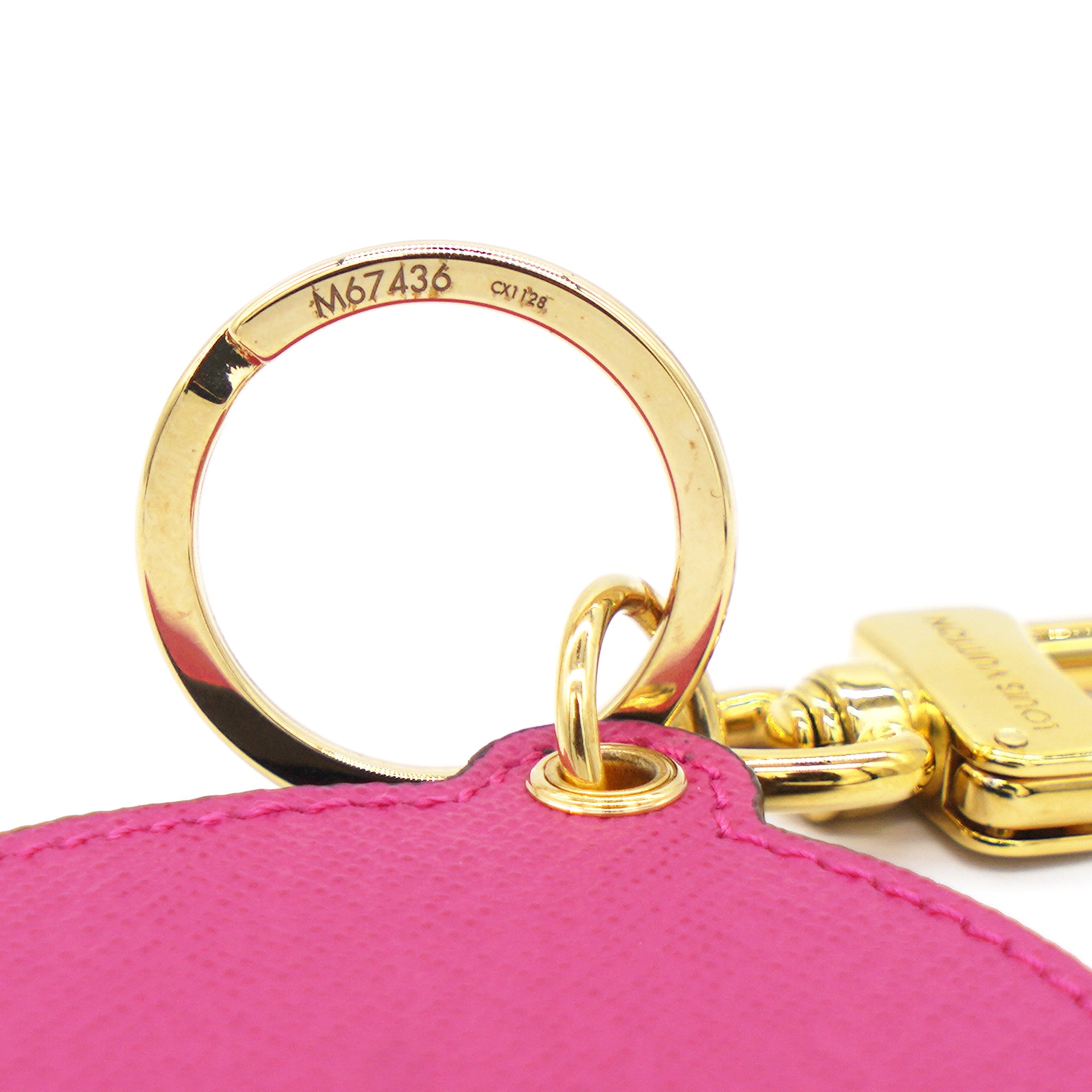 Louis Vuitton Animal Print Key Ring and Bag Charm