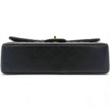 Lambskin Quilted Medium Classic Flap Black