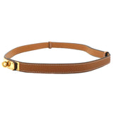 Epsom Kelly Belt Gold Adjustable