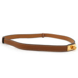 Epsom Kelly Belt Gold Adjustable