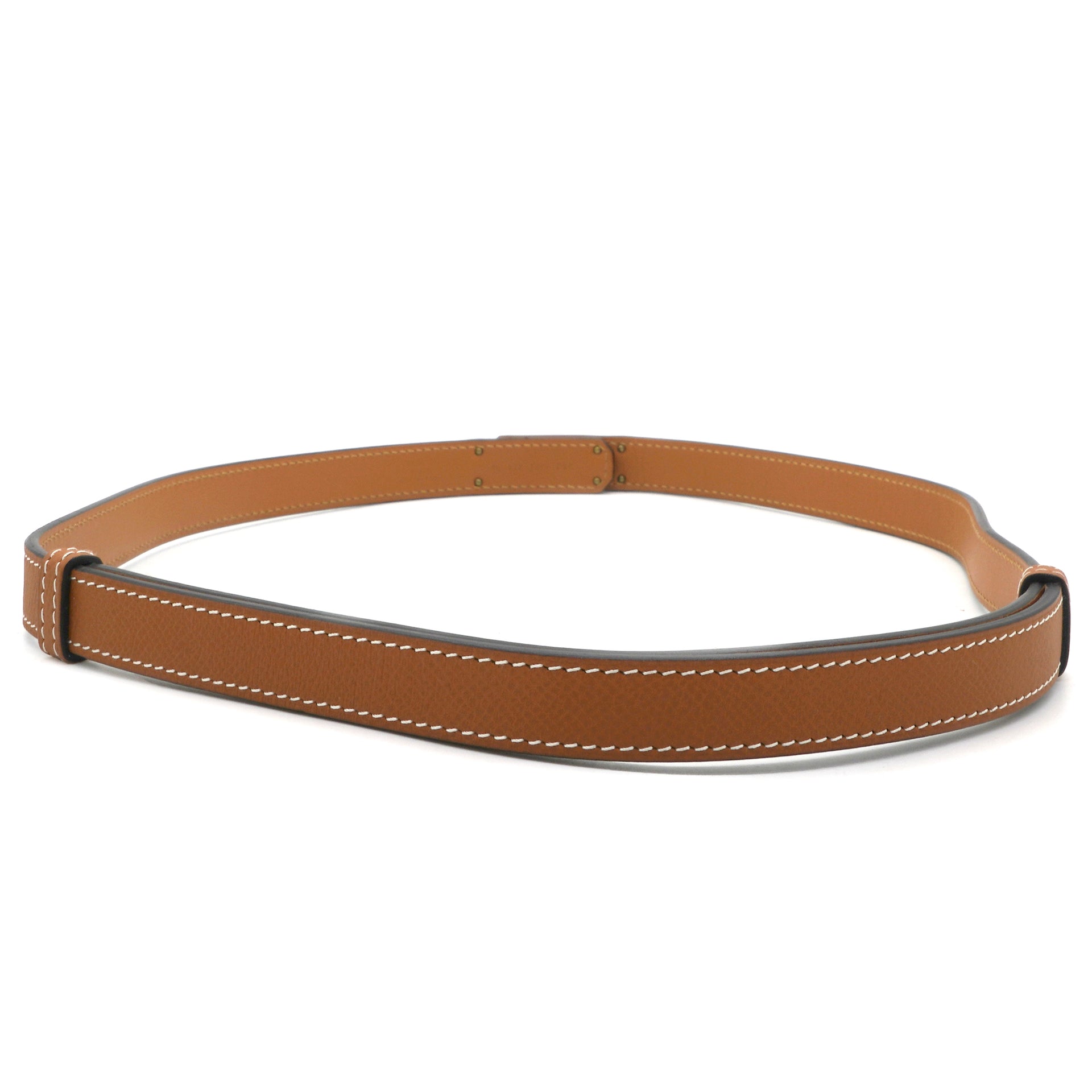 Epsom Kelly Belt Gold Adjustable