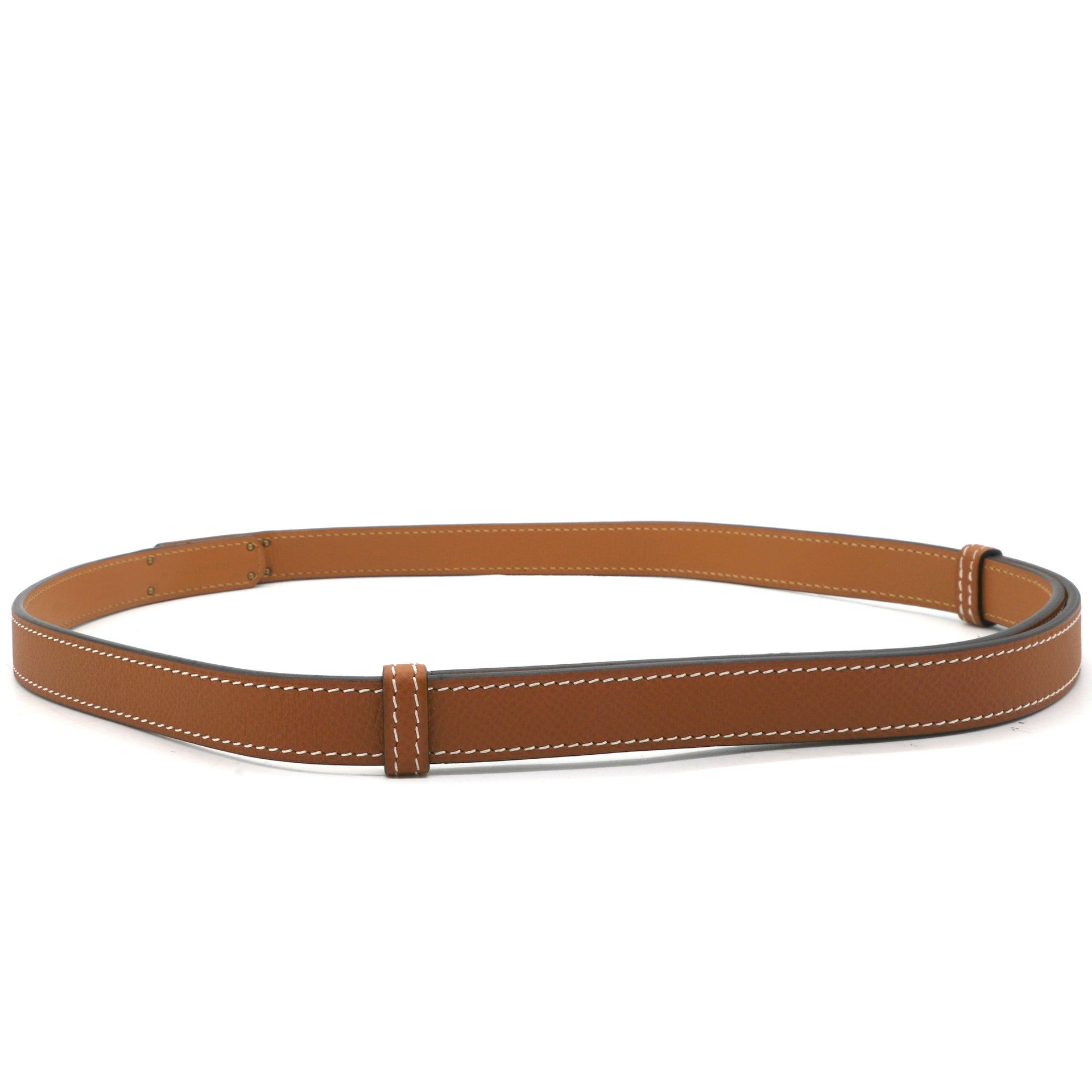 Epsom Kelly Belt Gold Adjustable