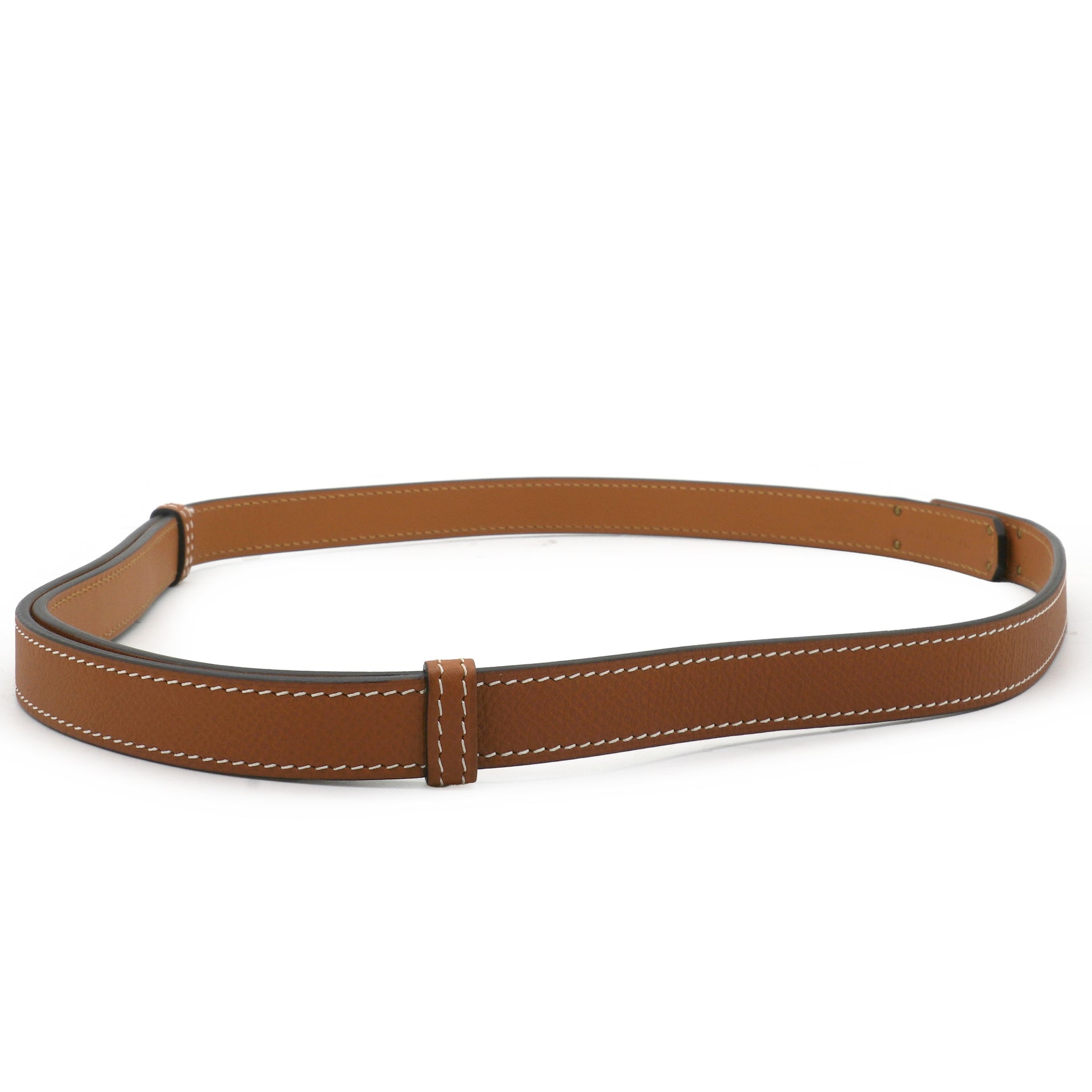 Epsom Kelly Belt Gold Adjustable