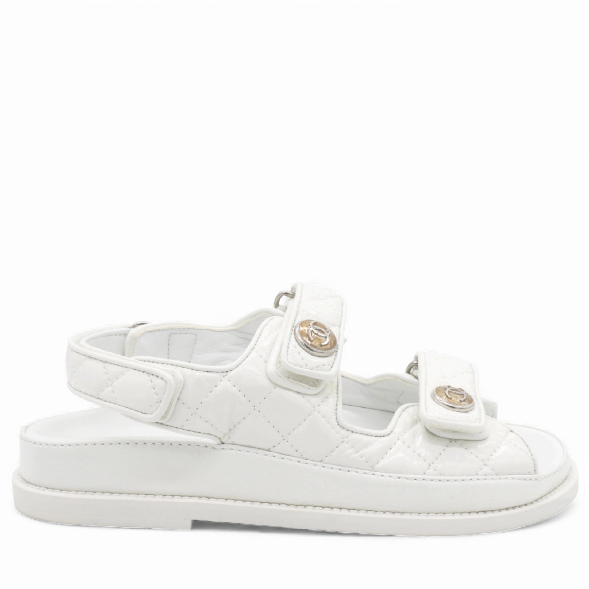 White Dad Sandal Size37