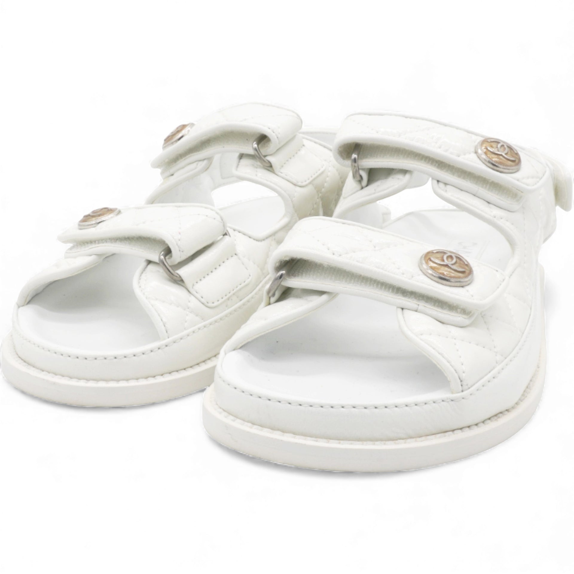 White Dad Sandal Size37