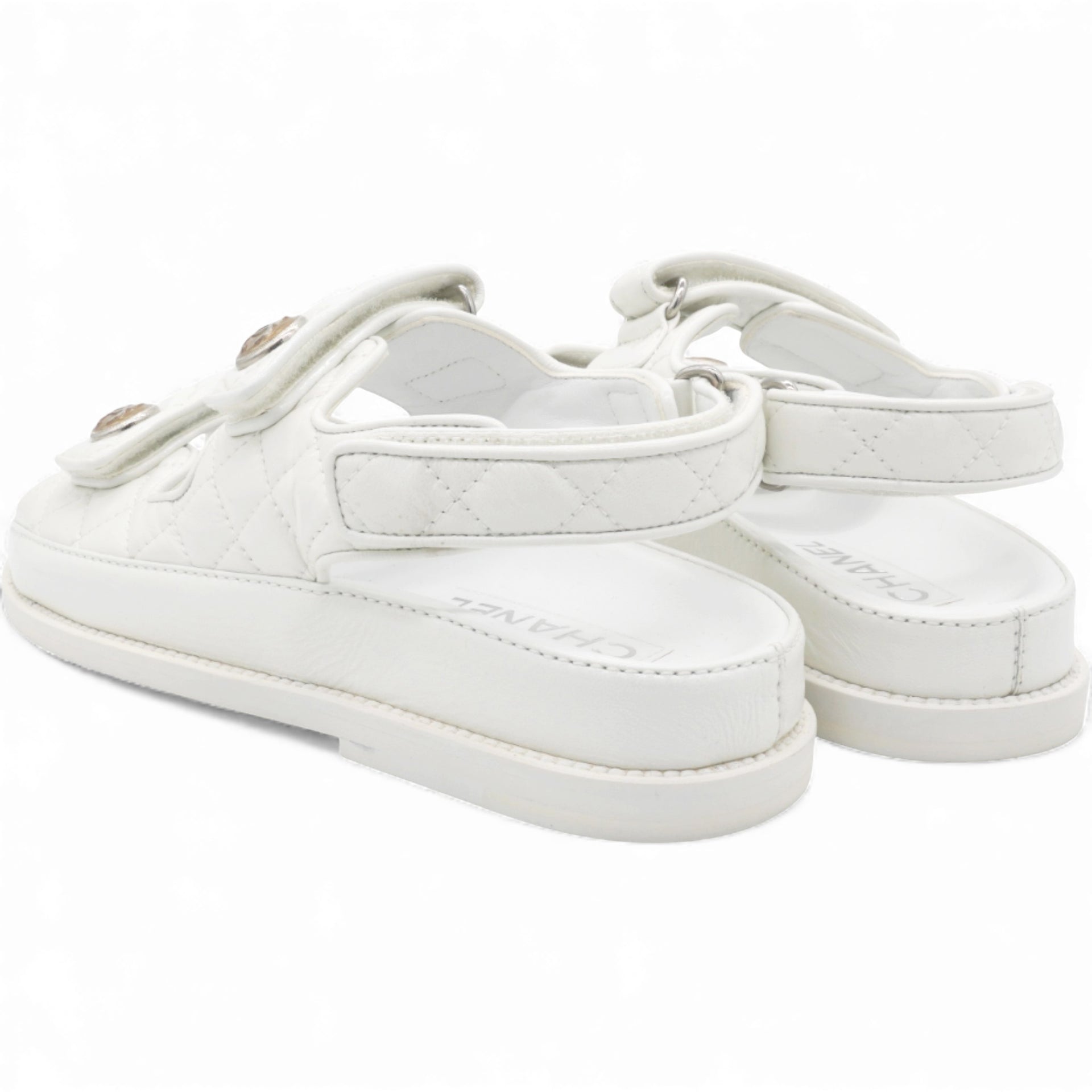 White Dad Sandal Size37