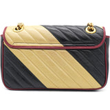 GG Marmont Flap Bag Diagonal Quilted Leather