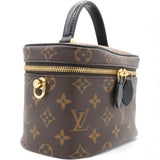 Reverse Monogram Vanity Chain Pouch Brown