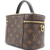 Reverse Monogram Vanity Chain Pouch Brown