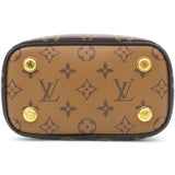 Reverse Monogram Vanity Chain Pouch Brown