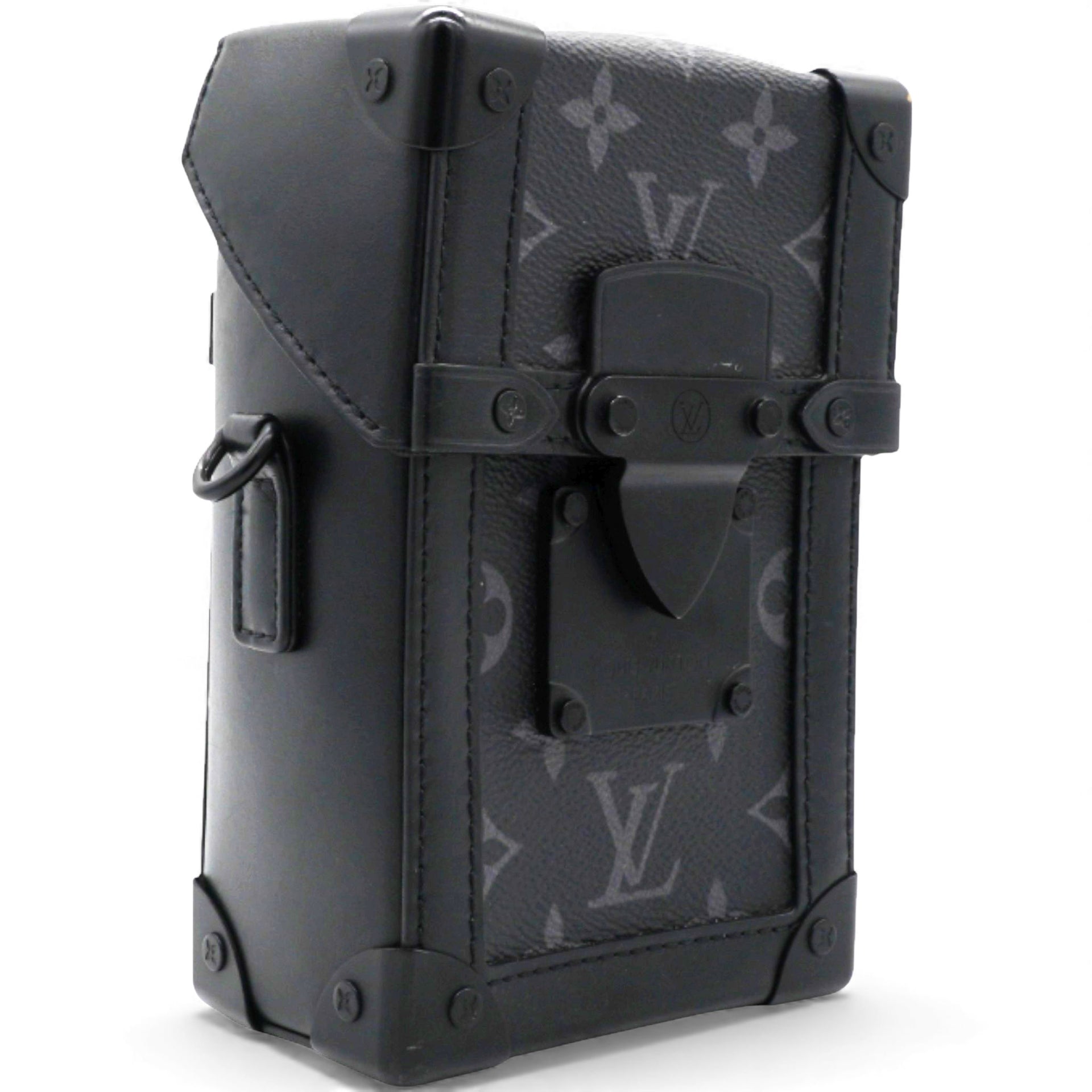 Black Monogram Eclipse Vertical Trunk Wearable Wallet Bag