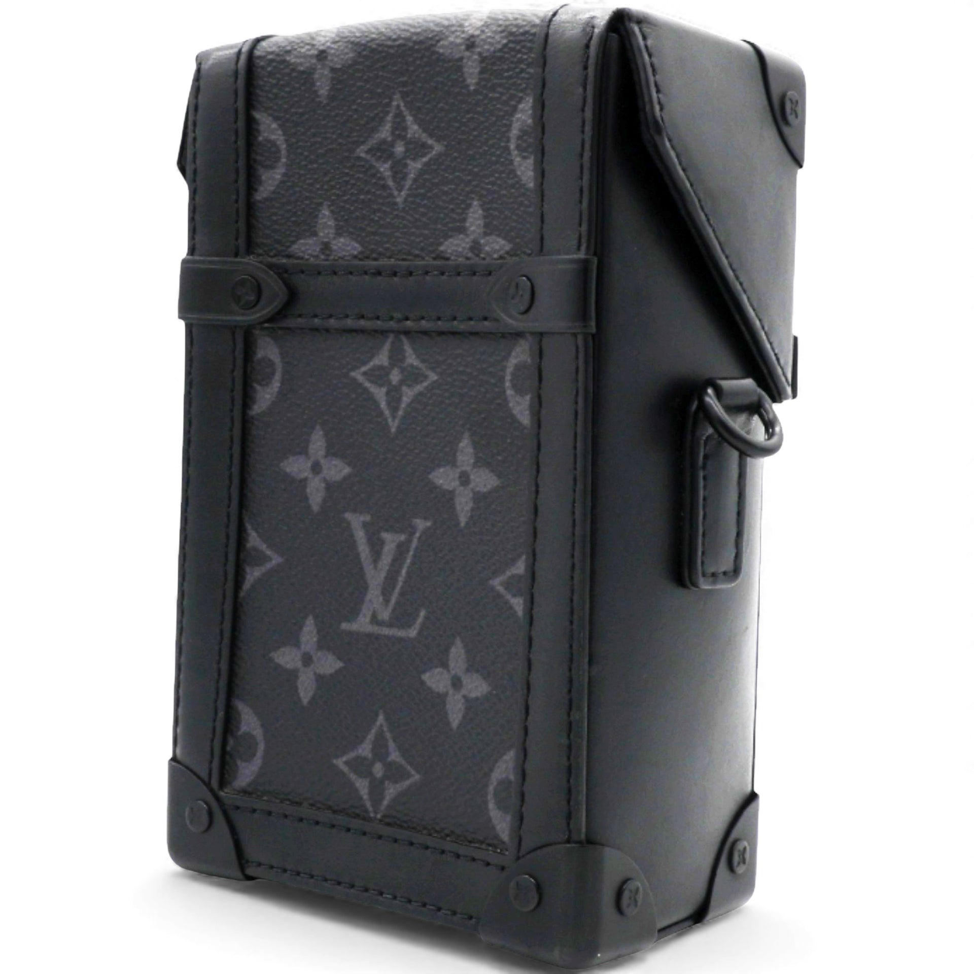 Black Monogram Eclipse Vertical Trunk Wearable Wallet Bag