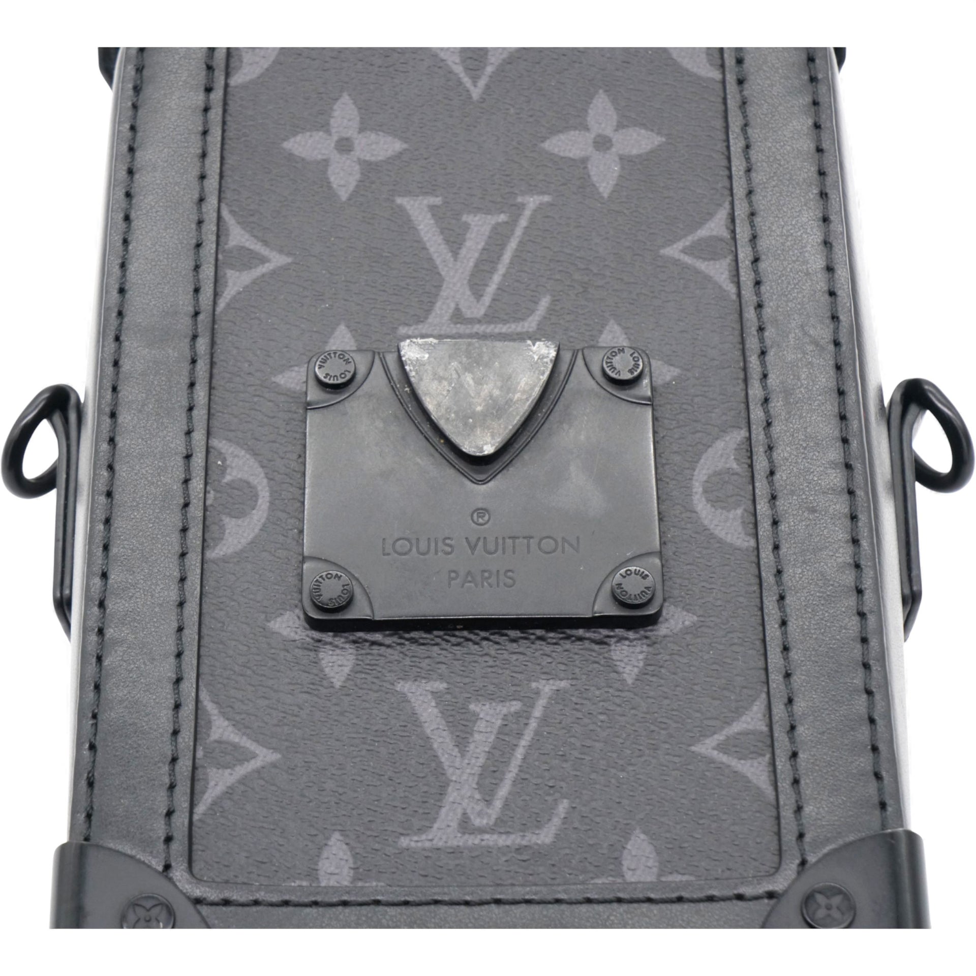 Black Monogram Eclipse Vertical Trunk Wearable Wallet Bag