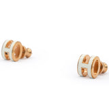 Lacquered Pop H Mini Earrings Vert Fizz