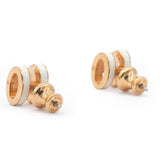 Lacquered Pop H Mini Earrings Vert Fizz