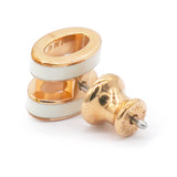 Lacquered Pop H Mini Earrings Vert Fizz