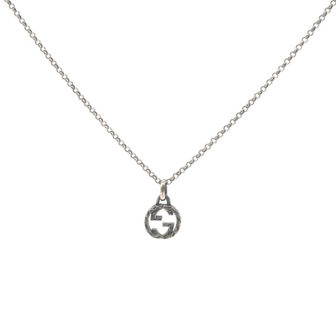 Interlocking G Necklace Silvery