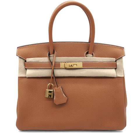 Birkin 30 Gold Handbag