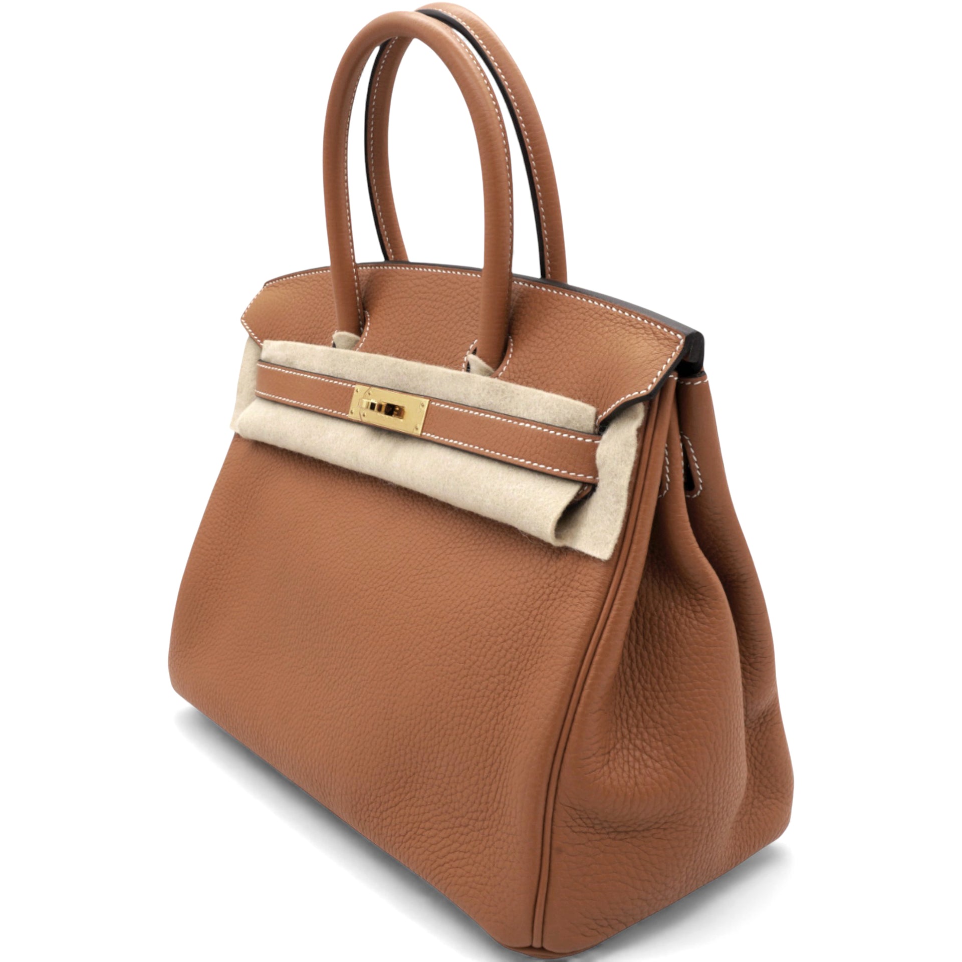 Birkin 30 Gold Handbag