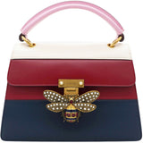 Multicolor Leather Queen Margaret Tote Bag