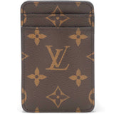 Monogram Game On Porto Carte Vertica Business Card Holder White Red