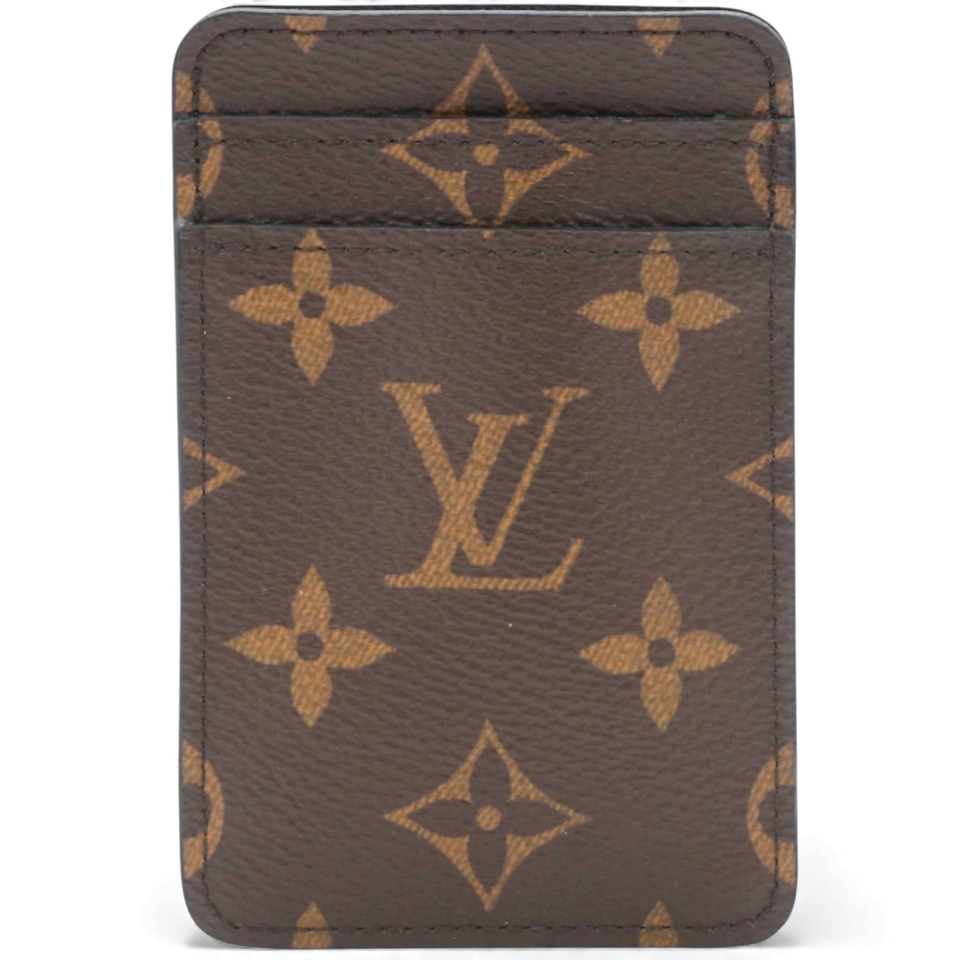 Monogram Game On Porto Carte Vertica Business Card Holder White Red