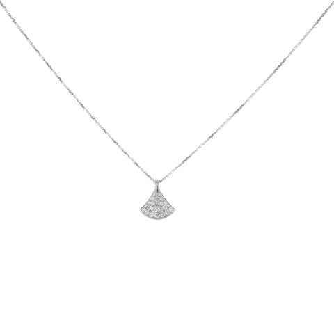 Diva 18K White Gold Diamond Necklace