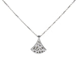 Diva 18K White Gold Diamond Necklace