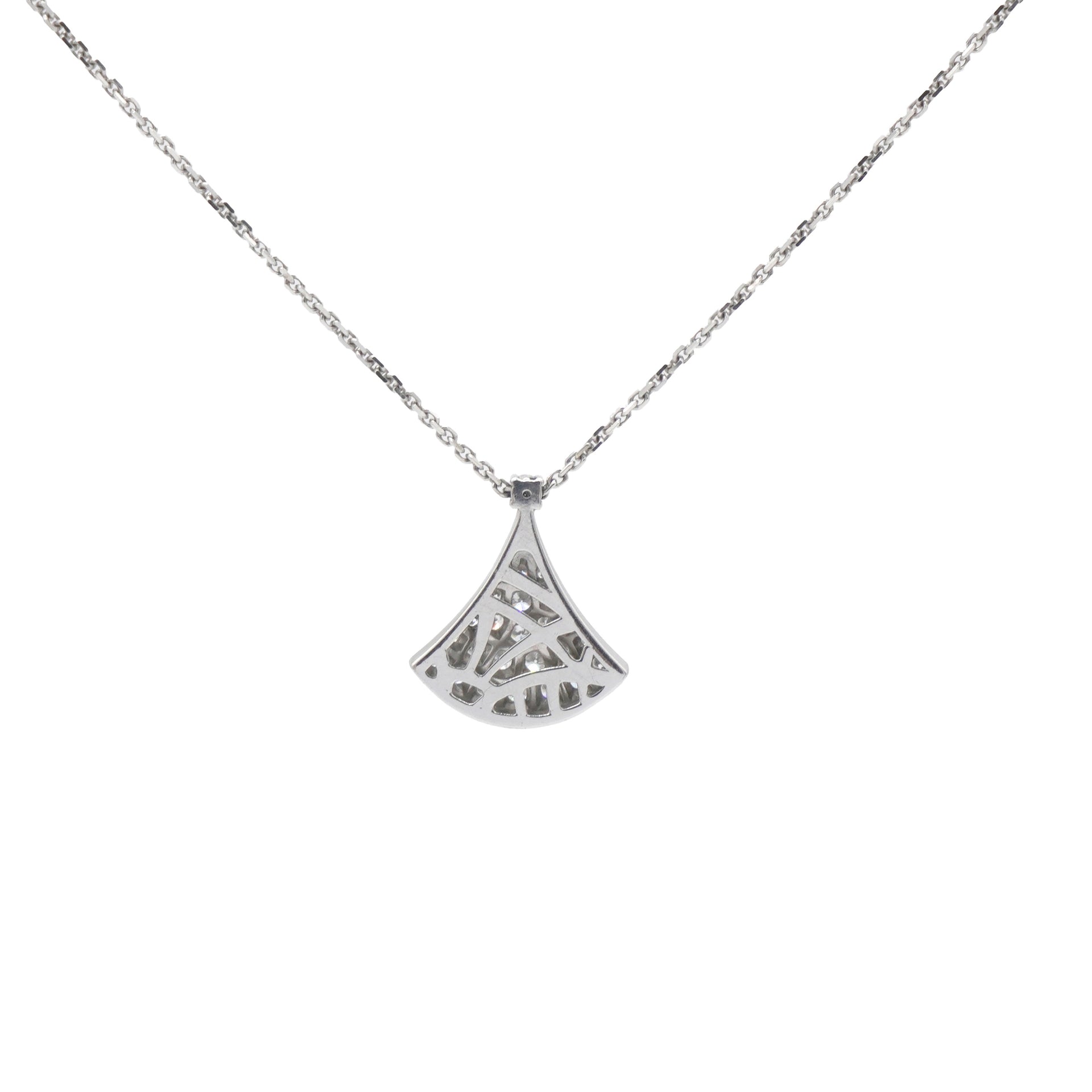 Diva 18K White Gold Diamond Necklace