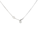 Diva 18K White Gold Diamond Necklace