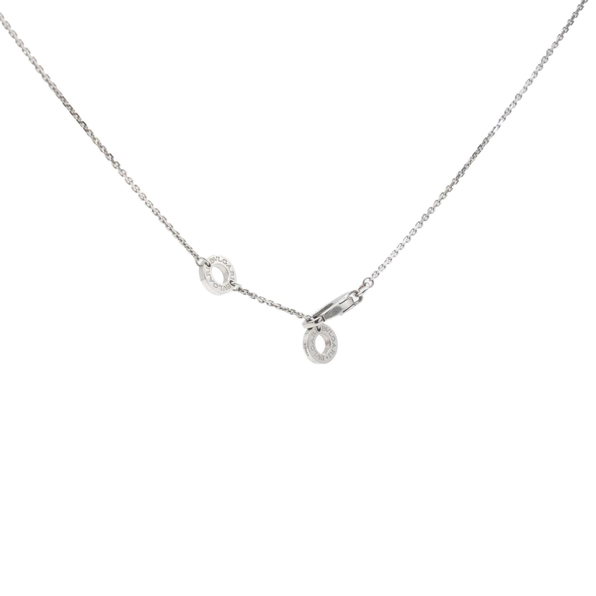 Diva 18K White Gold Diamond Necklace