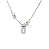 Diva 18K White Gold Diamond Necklace