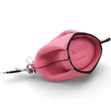 Leather Elephant Coin Charm Pink