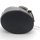 Anagram Balloon Leather Shoulder Bag Black