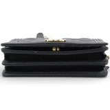 Caviar Quilted Boy Wallet On Chain WOC Black