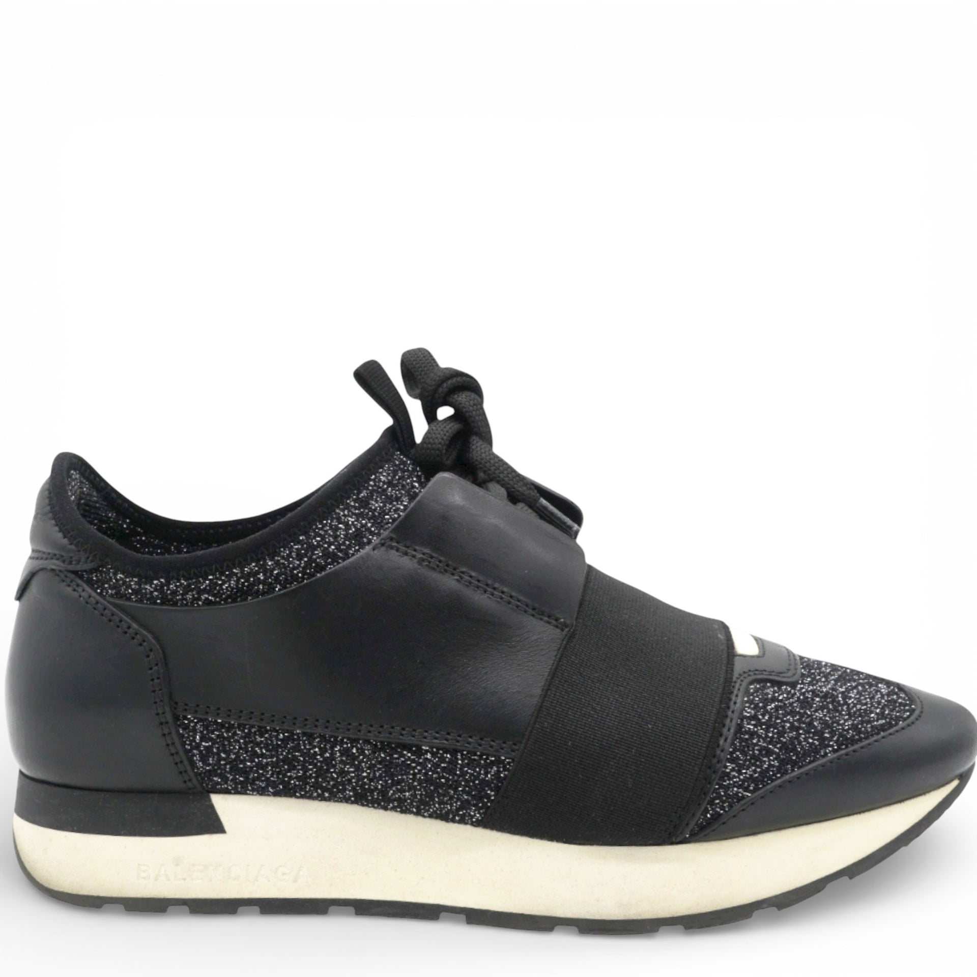 Race Runners Sparkle-Embellished Sneakers Size36