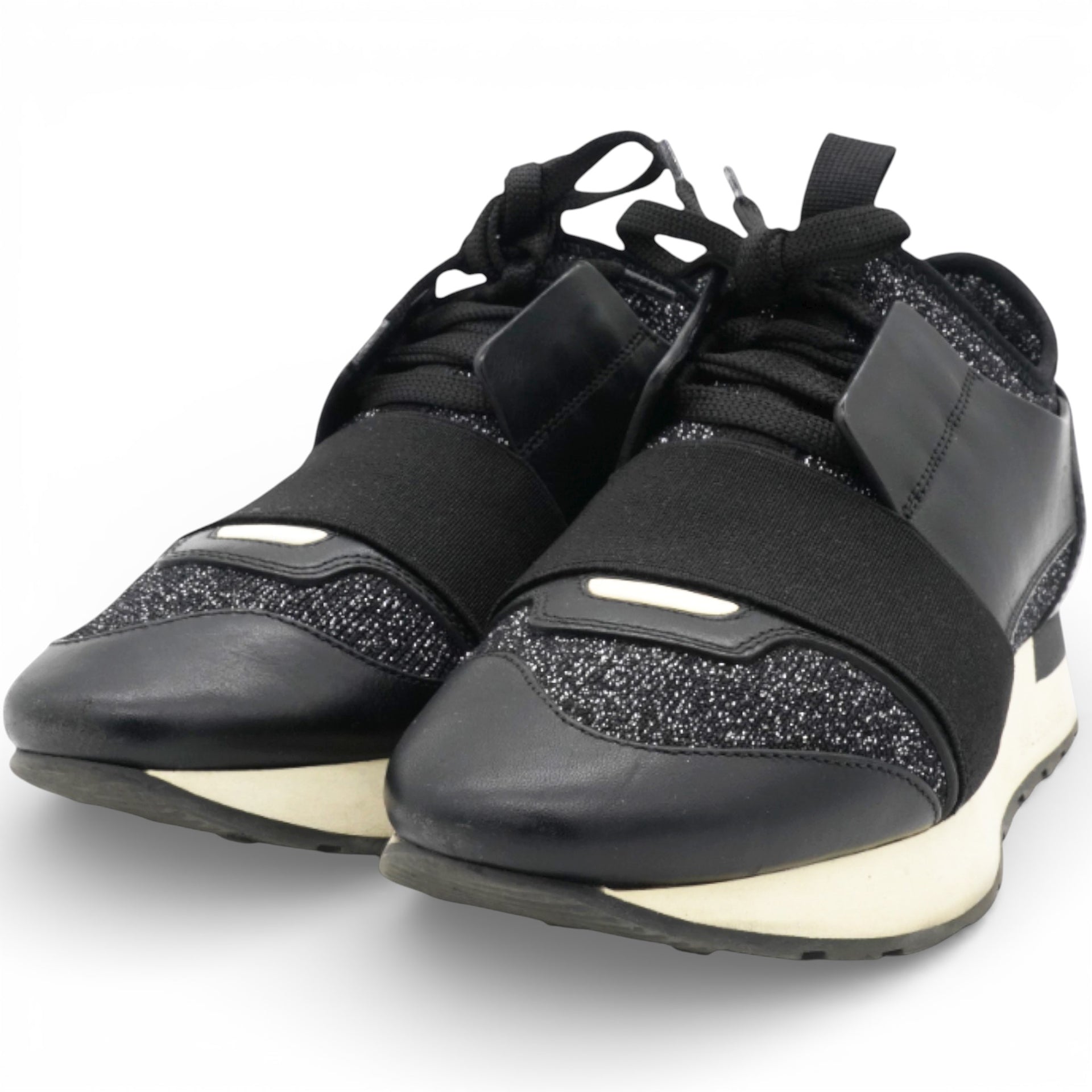 Race Runners Sparkle-Embellished Sneakers Size36