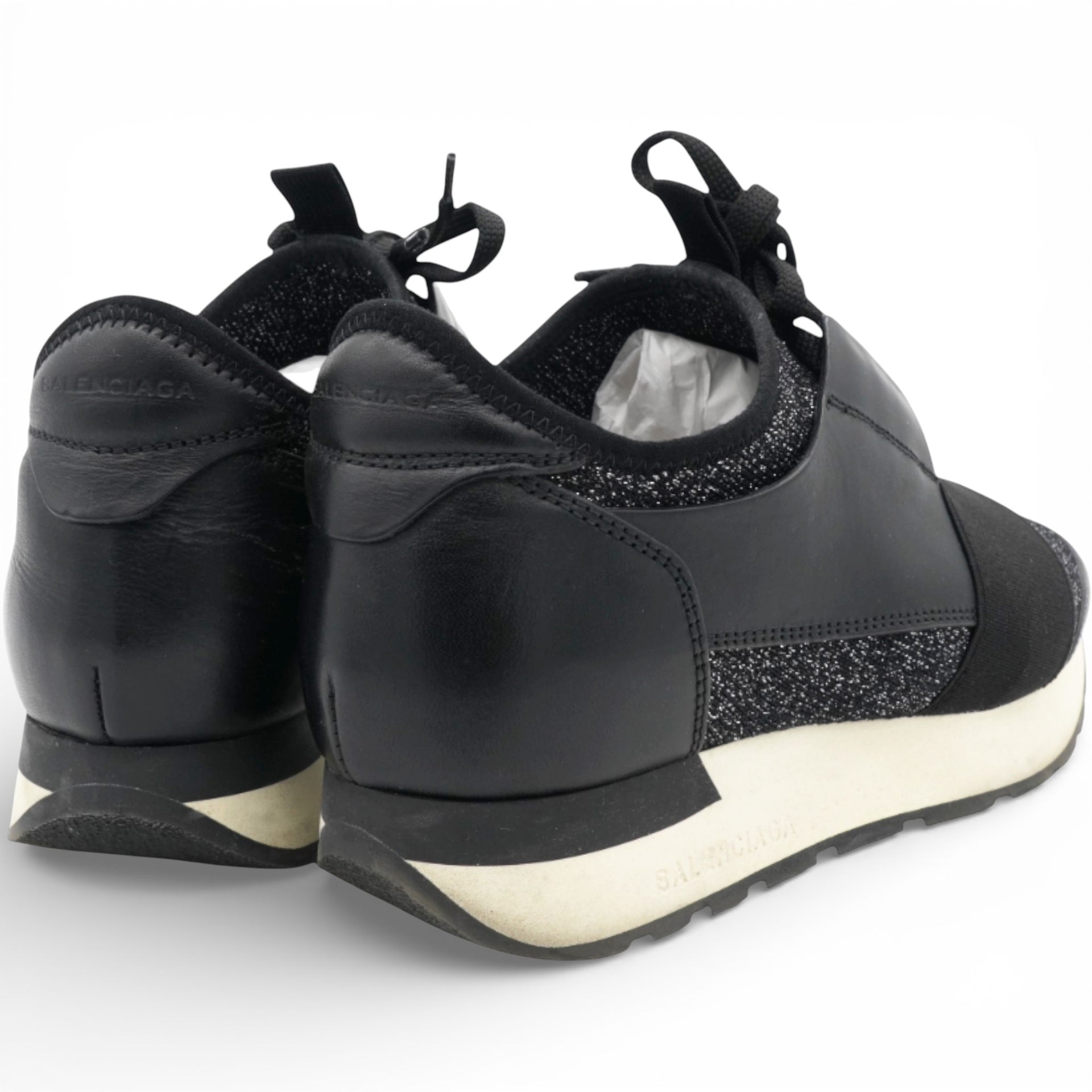 Race Runners Sparkle-Embellished Sneakers Size36