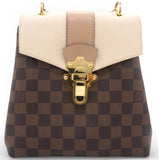 Damier Ebene Clapton Backpack Creme