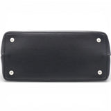 Petite 2 Jours Tote Flower Charm Black