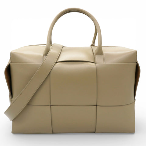 Maxi Intrecciato Arco Briefcase Porridge