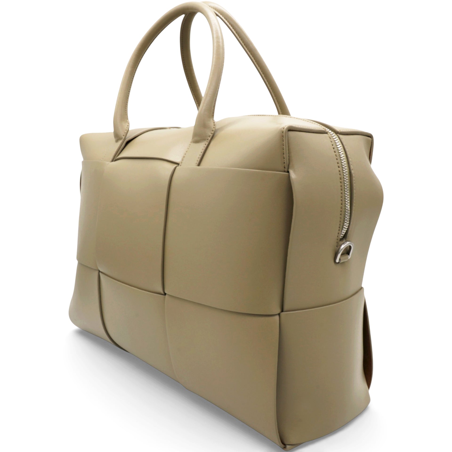 Maxi Intrecciato Arco Briefcase Porridge