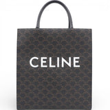 Triomphe Coated Canvas Vertical Cabas Tote