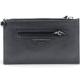 Leather Neo Classic Clutch Bag Black