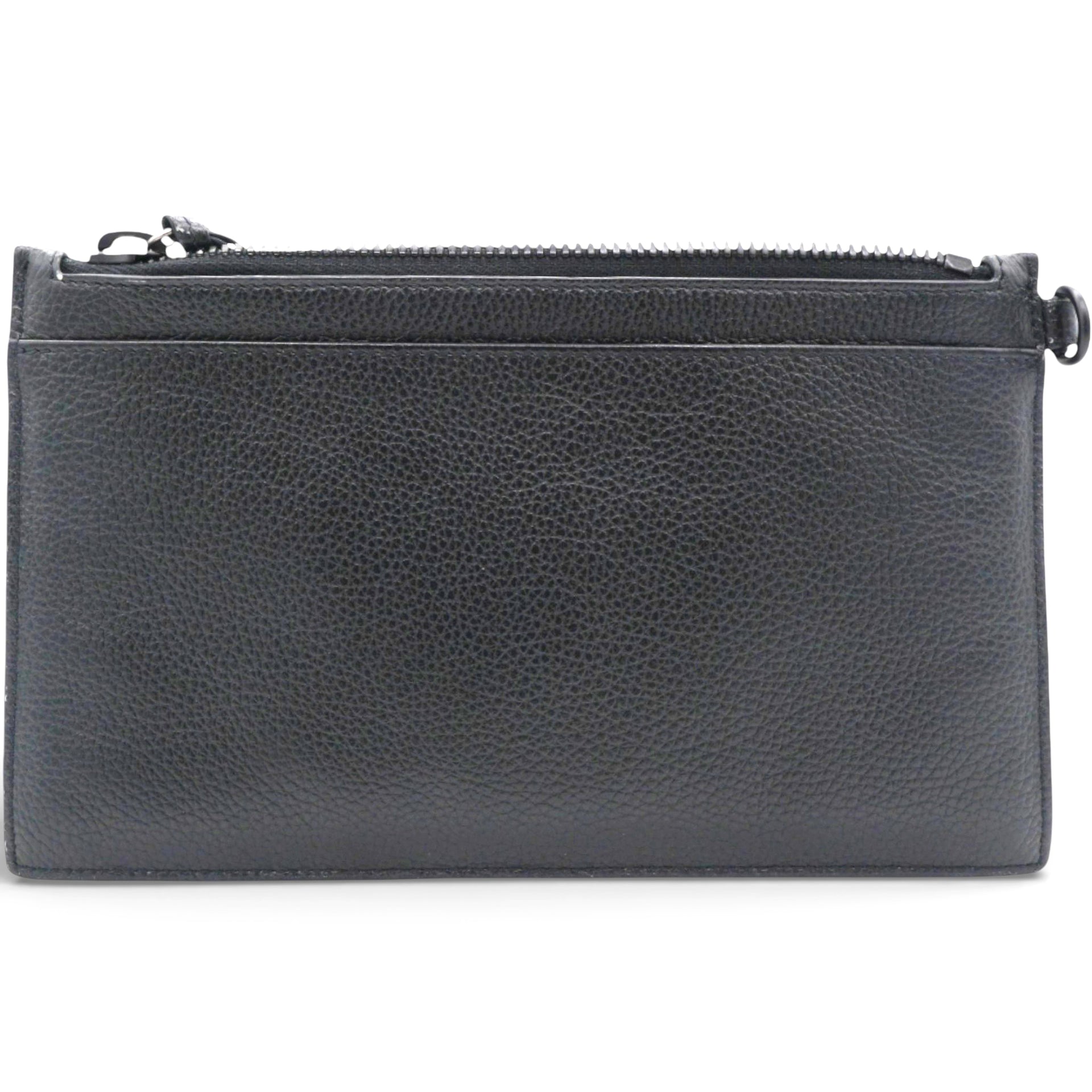 Leather Neo Classic Clutch Bag Black